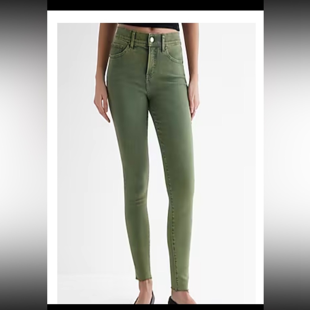 Express midrise skinny jeans size 0